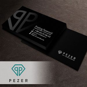 PEZER UV Coating Business Card